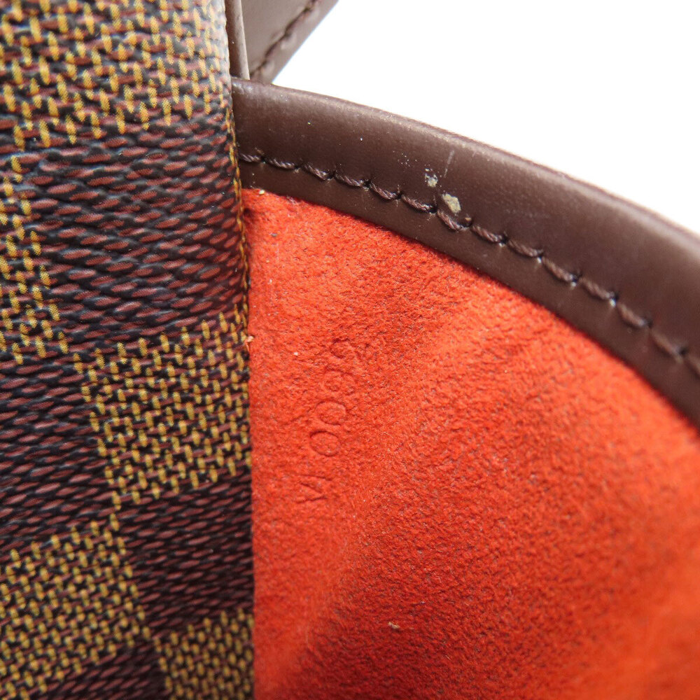 Louis Vuitton Ipanema Damier Canvas Shoulder Bag Red Brown
